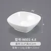 Tazones Pequeños de Melamina, Paquete de 10, Tazones de Arroz para Comida Rápida Imitación Porcelana, Tazones Blancos de Plástico para Sopa Comerciales, Tazones para Gachas, Tazones para Salsas de Restaurante Hot Pot