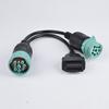 Adequado para Plugue de Cabo de Diagnóstico, Plugue de Cabo de Teste, Cabo de Conexão de 9 Pinos, Conector J1939 de 9 Pinos