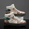 Botas de Nieve para Hombre Invierno Forradas de Felpa Engrosadas Cálidas Impermeables Antideslizantes Botas Martin para Exteriores de Caña Alta Zapatos Grandes de Algodón del Noreste para Hombre