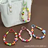Nova Corrente de Celular com Contas de Dopamina DIY Pingente Decorativo de Celebridade da Internet Chaveiro Colorido Mochila Bolsa Sensação de Alto Padrão