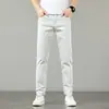Pantalones Casuales de Verano de Alto Nivel Estilo Nuevo 2026 para Hombre, Pantalones Versátiles de Pierna Recta para Negocios, Pantalones Largos Delgados para Hombre