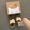 Pantufas peludas de gatinho macias e fofas 2026, estilo feminino, antiderrapantes, quentes, adequadas para uso doméstico e externo, pantufas de algodão peludas de dupla finalidade para mulheres