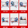 Máquina neumática automática de estampado en caliente de doble estación con deslizamiento hacia arriba, máquina de transferencia de calor, máquina de prensado de camisetas, máquina de estampado en caliente