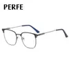 91374 Venta Directa de Fábrica Exportación Gafas Metálicas para Hombre Anti Luz Azul Gafas con Montura Clásica de Ceja Gafas de Moda