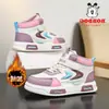 Zapatos de Algodón para Niños, Zapatos para Niños, Zapatos de Algodón para Niños, Zapatos Deportivos de Terciopelo de Caña Alta Cálidos de Invierno 2025 para Niños, Tenis Casuales para Niños