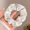 Scrunchie de Renda Estilo Coreano para Mulheres 2026 Novo Estilo Elástico de Cabelo Estilo Preguiçoso Corda de Cabelo Grande Acessório para Coque Flor de Cabelo