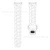 Para Samsung Galaxy watch6/5/4 correa de silicona con patrón de fútbol correa de hebilla watch6classic