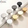 Oukali Moderno Minimalista Furo Único Armário Guarda-Roupa Porta Gaveta Liga de Zinco Puxador Único Manopla Única Puxador Pequeno