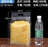 Bolsa Ziplock Transparente para Alimentos con Sellado de Ocho Lados Asa Esmerilada Empaque de Plástico Sellado Auto-Sostenible de Mano para Snacks Fruta Deshidratada y Granos