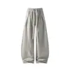 Pantalones Casuales Cómodos Retro Japoneses para Hombre Otoño Invierno 2026 Nuevo Estilo Perezoso de Pierna Ancha Sueltos Versátiles para Hombre