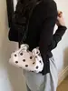 2026 Verano Nuevo Estilo Coreano Bolso de Mujer de Lunares con Cordón Bolso de Hombro para Viajar Bolso de Mano de Alto Valor Nicho