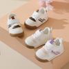 Zapatos Infantiles Fumei Otoño e Invierno Zapatos Blancos para Bebé Zapatos para Bebés y Niños Pequeños Suela Suave Forrados de Felpa Zapatos para Niña Bebé Zapatos de Patineta para Niños