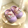 Zuecos de verano para niñas, sandalias de dibujos animados antideslizantes para interiores para niños, adecuados para niños mayores y pequeños, sandalias de playa para exteriores