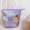 Nova Bolsa Pequena Fofa Infantil Coreana Princesa Moda Doce Bolsa Transversal Menina Lantejoula Laço Pequena Mochila