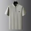 Camisa polo de cuello alto para hombre JEEP SPIRIT, manga corta, nuevo modelo de verano, algodón puro, corte holgado, camiseta de manga media