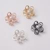 Cross-border Hot Sale Metal Flower Women's Grab Clip Alloy Shark Clip Sweet Fashion Headwear Rabo de cavalo Clipe Multicolorido