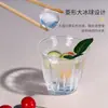 Bandeja de cubitos de hielo creativa para el hogar, hockey de barra, bola de hielo, molde para cubitos de hielo, plástico para refrigerador con tapa, presión de silicona, rejilla de hielo de diamante