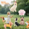Novo Celebridade da Internet Desenho Animado Cachorro em Pé Balão Festa de Aniversário Infantil Balão Divertido Parque de Balões Barraca de Mercado Noturno Balão