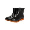 Botas de chuva masculinas curtas ao ar livre pvc antiderrapante sapatos impermeáveis preto resistente ao desgaste proteção do trabalho sapatos de cozinha sapatos de borracha fabricantes atacado