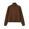 Chaqueta Cardigan con Cremallera de Moda Elegante para Mujer Estilo Europeo y Americano Transfronterizo 2026 Venta al por Mayor 2893103