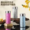 Termo de Titanio Puro Taza Portátil de Doble Pared para Bolsillo de Mujer Taza Pequeña para Exteriores Taza para Escuela Oficina 200ml Taza de Té