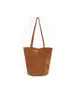 Bolso Tote Simple de Piel de Vaca Mate para Mujer, Bolso Hobo de Hombro Único Versátil y de Moda, Bolso de Mano Cruzado con Sensación Relajada y Suelta