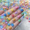 [Envío Gratis] Joyería para Uñas con Dibujos Animados de Mini Tortuga Material de Resina Estereoscópica Agujero Pequeño Accesorios para Zapatos DIY