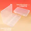 Caja de plástico transparente para accesorios de somier, caja de almacenamiento para piezas de baterías, caja de clasificación de herramientas
