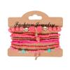 Pulsera Bohemia para Mujer Hecha a Mano con Cuentas Romántica Original Pulsera Traje Mezcla y Combina Cuentas de Arroz Pulsera Multicapa Transfronteriza