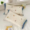Funda de almohada infantil de Lyocell Tencel, estilo dibujos animados lindo, Clase A, 50S, transpirable, fresca, sedosa, individual para adultos