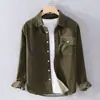 Jaqueta estilo workwear, nova camisa casual masculina versátil de manga longa, modelagem solta, cor sólida, adequada para primavera e outono, marca moderna estilo japonês