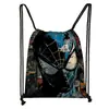 Nueva Bolsa de Almacenamiento Cruzada de Poliéster con Cordón de Marvel Spider-Man Mochila con Cordón de Gran Capacidad Fabricante Venta al por Mayor