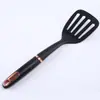 Exclusivo transfronteiriço: Conjunto de utensílios de cozinha de nylon de nove peças com cabos banhados a ouro rosa, incluindo conchas de sopa e espátulas, para uso na cozinha