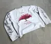 Diseño Estilo Callejero Americano, Top de Manga Larga Estampado Simple y Versátil, Camiseta de Cuello Redondo a la Moda para Hombres y Mujeres