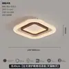 Luminária de teto para quarto, 6 novas luzes LED redondas estilo vintage, sala de estudo, luxo discreto, luzes de espectro completo para cuidado com os olhos, ferro e outros materiais