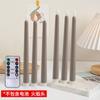 Luces de Velas Electrónicas de Colores con Control Remoto, Cabeza de Llama Larga Transfronteriza, Velas de Cumpleaños para Ambiente de Fiesta del Día de San Valentín