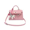 Bolsa de Mão de Luxo, Nova Moda Casual com Padrão de Pedra para Ombro e Transversal, Bolsa Feminina Versátil da Moda com Fivela de Fechamento