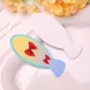 Laço de Desenho Animado Peixe Degradê DIY Franja Lateral Presilha Acessório de Cabelo Grampo de Cabelo Adorno de Cabeça Clipe de Cabelo Patch Decoração Acessórios