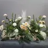 Arranjos Florais de Casamento, Decorações de Palco, Arranjos Florais de Corredor, Arranjos Florais de Passarela, Decorações do Local do Casamento, Arte Floral Artificial Finalizada