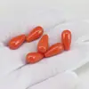 Pendientes de gota de agua de resina, colgantes de gota de agua con agujero recto y medio agujero, accesorios de resina, materiales para pendientes y joyería de comercio exterior DIY