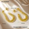 Pendientes de Acero de Titanio de Lujo Ligero Europeos y Americanos Geométricos Simples Corazón Diseño de Nicho Sentido de Diseño Hebilla de Oreja de Acero Inoxidable Galvanizado Joyería para Mujeres