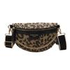 Bolso Transfronterizo para Mujer 2025 Nuevo Riñonera Versátil para Mujer Bolso de Pecho a la Moda Correa Ancha para el Hombro Hombro Cruzado Moda Cadena Bolso Pequeño