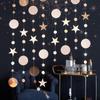 Guirlanda de Fita Estrela de Natal Transfronteiriça Festa de Aniversário Casamento Decoração Pingente Conjunto de Pingentes Produtos Atacado