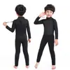 Novo traje de mergulho 2,5 mm calça comprida de manga comprida infantil traje de mergulho quente proteção solar externa traje de mergulho
