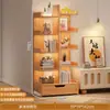 Estantería de pie para el hogar, estante de libros multicapa para leer y almacenar, estante de libros ilustrados para estudiantes