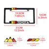 Adecuado para Modificaciones Todoterreno Toyota, Juego de Marco para Matrícula con Emblema Tricolor TRD, Accesorios Exteriores para Automóviles, Al Por Mayor en Stock