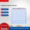 Ventilador de fluxo axial de parede para escadas Shangjia, ventilador de exaustão de ar de fábrica, ventilador de fluxo axial de parede quadrado de baixo ruído