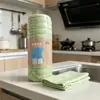 10A Fibra de Bambu Antibacteriana Descartável Espessada Cozinha Absorvente Removedor de Óleo Pano de Limpeza Preguiçoso Rasgável