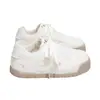 Huili WXY-R306Z Tenis Blancos Estilo Dulce para Mujer 2026 Nuevo Encaje Rosa Versátiles Casuales Zapatos de Entrenamiento Alemanes
