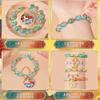 Pulsera para niños DIY con cuentas hecha a mano bolsa de materiales accesorios de joyería antiguos pulsera cuentas esmaltadas Guofeng cuentas para llevar 3